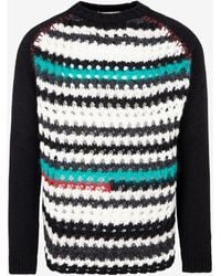 Loewe Paula's Ibiza Dip-dyed Striped Cotton-jacquard Chore Jacket 