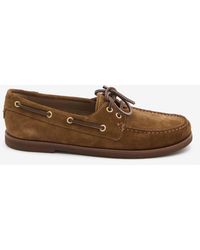 Gianvito Rossi - Vandée Suede Loafers - Lyst