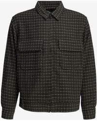 Needles - Dobby Square Lightweight Jacket - Lyst