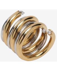 Panconesi - Spiral Two-Tone Ring - Lyst