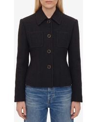 Chloé - Wool Bouclé Jacket - Lyst