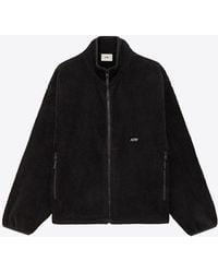 Autry - Zip-Up Logo Fleece Jacket - Lyst