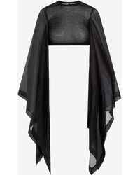 Rick Owens - Flag Cropped Top - Lyst