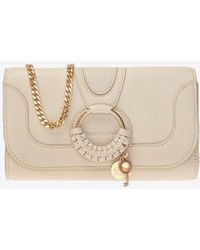 See By Chloé - Hana Chain Leather Clutch - Lyst