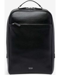 Tom Ford - Leather Backpack With Logo-Stamp - Lyst