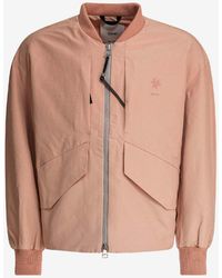 Goldwin - Logo Embroidered Bomber Jacket - Lyst