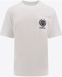 Givenchy - Embroidered Logo Crest T-Shirt - Lyst