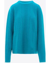 ANYLOVERS - Wool-Blend Knitted Sweater - Lyst