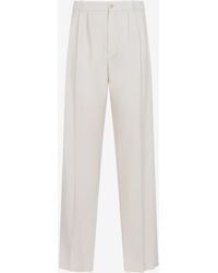 Saint Laurent - Straight Wool Pants - Lyst