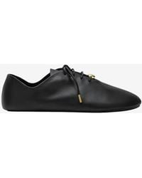 Loewe - Pebble Soft Leather Lace-Up Shoes - Lyst