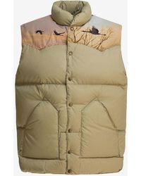 Needles - Printed Down Vest - Lyst