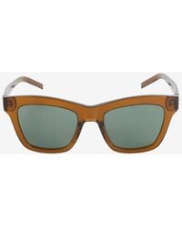 Saint Laurent - Cassandre Square Sunglasses - Lyst