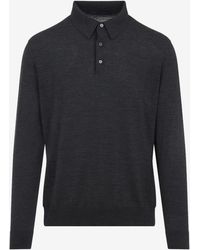 Kiton - Wool Polo Sweater - Lyst
