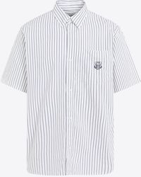 Carhartt - Linus Logo-Embroidered Striped Shirt - Lyst