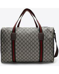 Gucci - Medium Gg Supreme Duffle Bag - Lyst
