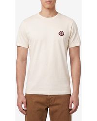 Moncler - Logo Patch Crewneck T-Shirt - Lyst