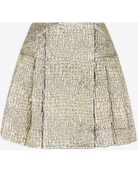 Simone Rocha - Pleated Mini Kilt With Ties Skirt - Lyst