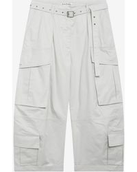 Acne Studios - Belted Cargo Pants - Lyst