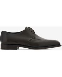 Ferragamo - Trenton Calf Leather Derby Shoes - Lyst