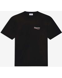 Balenciaga - Large Fit Political Campaign T-Shirt - Lyst