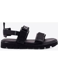 Celine - Billie Strappy Logo Sandals - Lyst