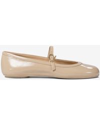 Gianvito Rossi - Carla Patent Leather Ballet Flats - Lyst