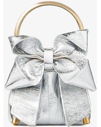Jimmy Choo - Micro Bon Bon Metallic Top Handle Bag - Lyst