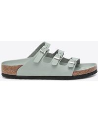 Birkenstock - Florida Leather Slippers - Lyst
