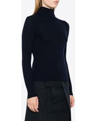 P.A.R.O.S.H. - Leila Turtleneck Ribbed Sweater - Lyst