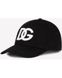 Dolce & Gabbana - Dg Logo Embroidered Baseball Cap - Lyst