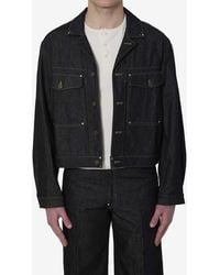 Lemaire - Denim Trucker Jacket - Lyst
