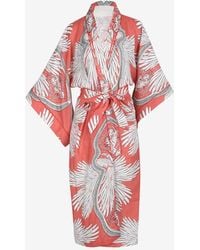 Maison La Plage - Hawai Printed Kimono - Lyst