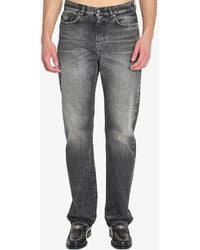 Versace - Washed Straight-Leg Jeans - Lyst