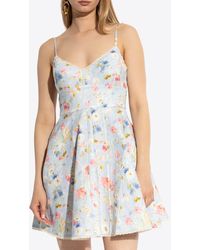 Zimmermann - Lucky Picnic Mini Dress - Lyst