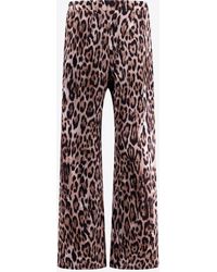 SLEEP NO MORE - Leopard Silk Pants - Lyst