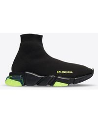 balenciaga speed knit womens black