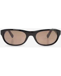 Jacquemus - Logo Print Round Sunglasses - Lyst