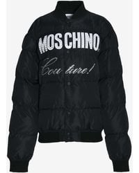 Moschino - Logo Puffer Jacket - Lyst