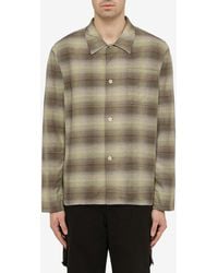 Our Legacy - Linen-Blend Checked Shirt - Lyst