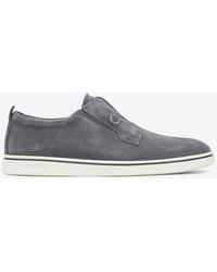 Ferragamo - Alfie Suede Low-Top Sneakers - Lyst