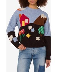 Moschino - Archival Motif Shetland Wool Sweater - Lyst