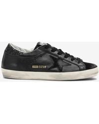 Golden Goose - Super-Star Leather Low-Top Sneakers - Lyst
