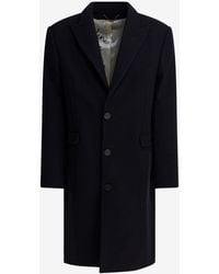Golden Goose - Single-Breasted Wool Coat - Lyst