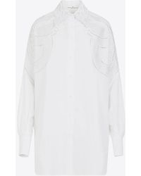 Ermanno Scervino - Long-Sleeved Lace Shirt - Lyst
