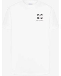 Off-White c/o Virgil Abloh - Arrow Print Slim T-Shirt - Lyst