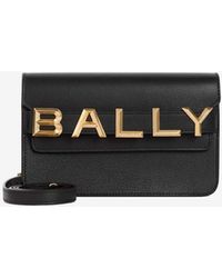 Bally - Logo-plaque Shoulder Bag - Lyst