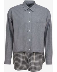 Comme des Garçons - Checked Buttoned Shirt - Lyst