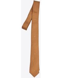 Fendi - Polka Dot Jacquard Silk Tie - Lyst