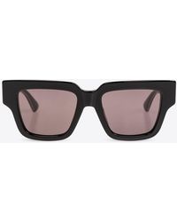 Bottega Veneta - Tri-Fold Square Sunglasses - Lyst