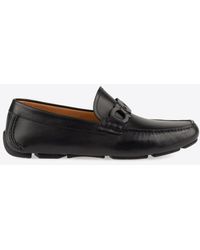 Ferragamo - Byte Gancini Leather Loafers - Lyst